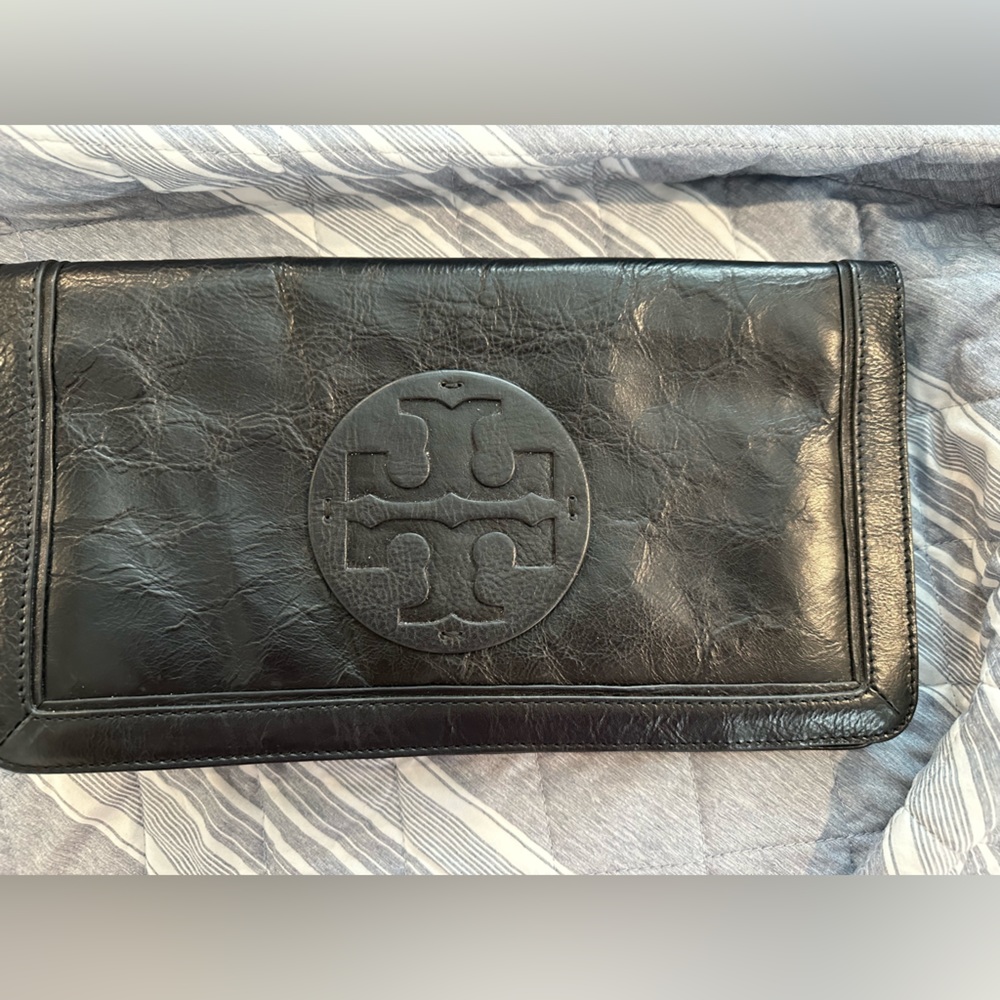 Black Tory Burch Envelope Bag! Perfect condition
